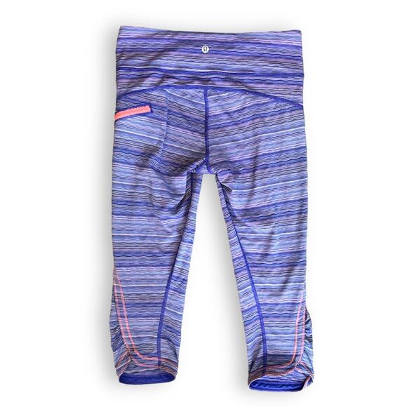 Lululemon Run Top Speed Crop Leggings EUC - Picture 8 of 11